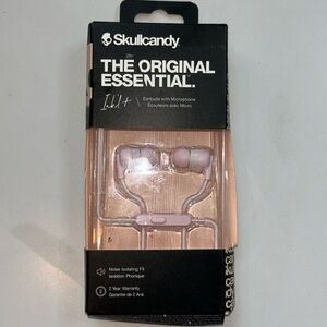 Skullcandy in-Ear Wired Earbuds Microphone Works with Bluetooth Pink NWT